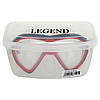 Маска для плавання в пластиковому боксі LEGEND M148-SIL кольору в асортименті Код M148-SIL, фото 8