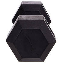 Гантель цільна шестигранна SP-Planeta SC-8013-15 1шт 15кг Код SC-8013-15, фото 2