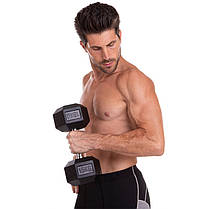 Гантель цільна шестигранна SP-Planeta SC-8013-15 1шт 15кг Код SC-8013-15, фото 4