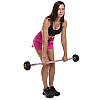 Штанга фіксована пряма прогумована Zelart Rubber Coated Barbell TA-2685-10 довжина-95см 10кг Код TA-2685-10, фото 6