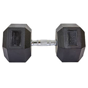 Гантель цільна шестигранна SP-Planeta SC-8013-35 1шт 35кг Код SC-8013-35, фото 2