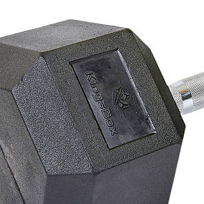 Гантель цільна шестигранна SP-Planeta SC-8013-35 1шт 35кг Код SC-8013-35, фото 3