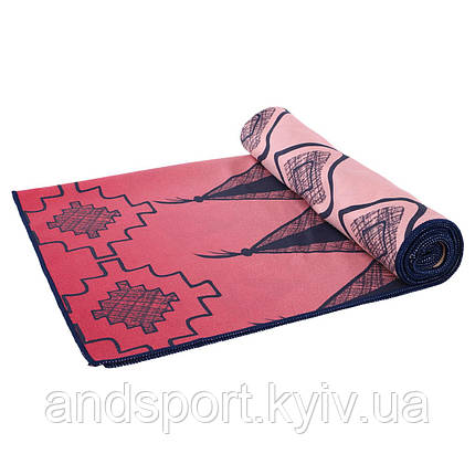Килимок рушник для йоги YOGA TOWEL 4Monster Y-YGT кольори в асортименті Код Y-YGT, фото 1