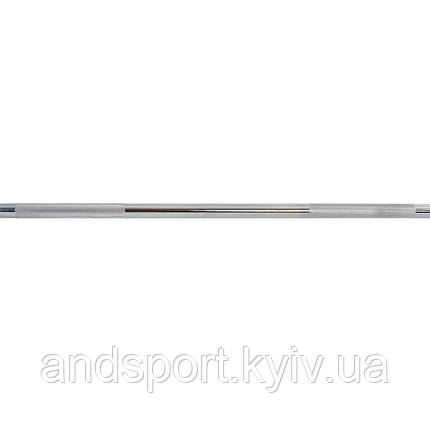 Штанга фіксована пряма прогумована Record Rubber Hexagon Barbell TA-6230-15 довжина-95см 15кг Код TA-6230-15, фото 2