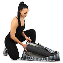 Сумка для йога килимка KINDFOLK Yoga bag SP-Sport FI-8362-3 сірий-синій Код FI-8362-3, фото 4