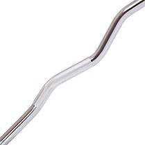 Штанга фіксована вигнута поліуретанова LI NUO TA-3623-25 довжина-115см 25кг Код TA-3623-25, фото 4