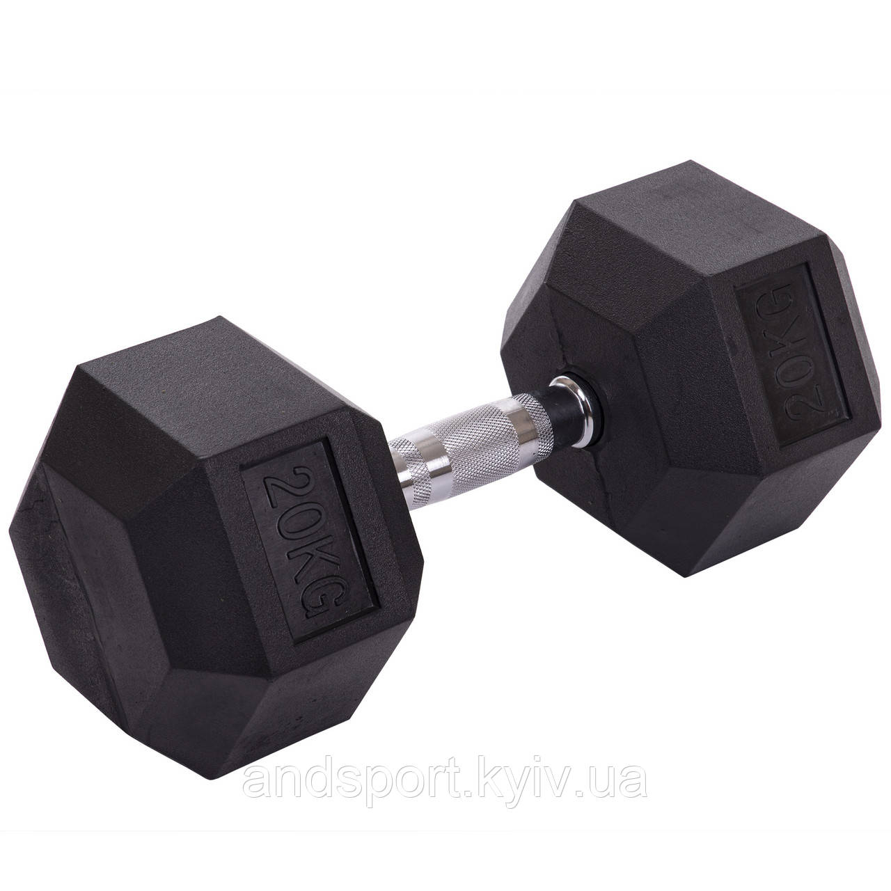 Гантель цільна шестигранна Zelart TA-2679-20 1шт 20кг Код TA-2679-20