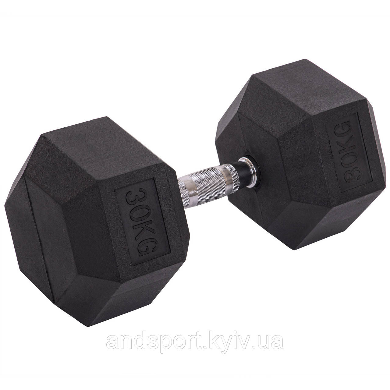 Гантель цільна шестигранна Zelart TA-2679-30 1шт 30кг Код TA-2679-30