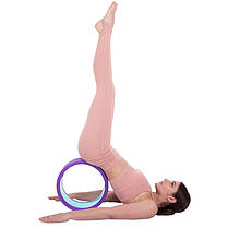 Колесо для йоги масажне SP-Sport Fit Wheel Yoga FI-2436 фіолетовий Код FI-2436, фото 6