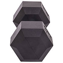 Гантель цільна шестигранна Zelart TA-2679-35 1шт 35кг Код TA-2679-35, фото 2