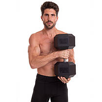 Гантель цільна шестигранна Zelart TA-2679-50 1шт 50кг Код TA-2679-50, фото 4