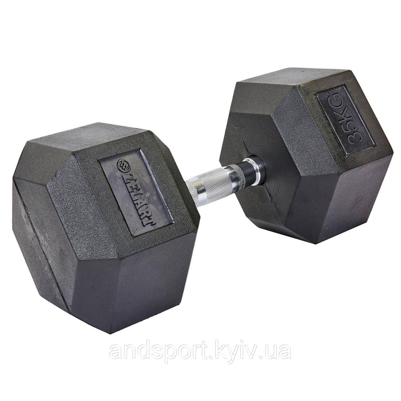 Гантель цільна шестигранна ZELART TA-5159-35 1шт 35кг Код TA-5159-35