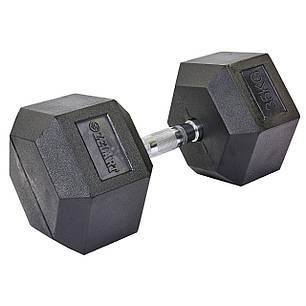 Гантель цільна шестигранна ZELART TA-5159-35 1шт 35кг Код TA-5159-35, фото 1