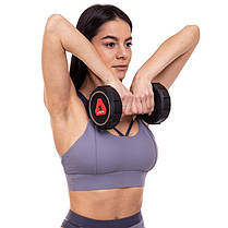 Гантель цілісна професійна LI NUO TA-3618-5 1шт 5кг чорний Код TA-3618-5, фото 4