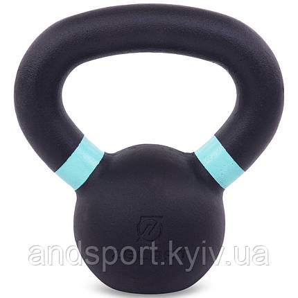 Гиря чавунна пофарбована Zelart TA-3638-4 вага 4 кг чорна Код TA-3638-4, фото 1