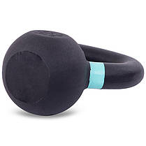 Гиря чавунна пофарбована Zelart TA-3638-4 вага 4 кг чорна Код TA-3638-4, фото 3