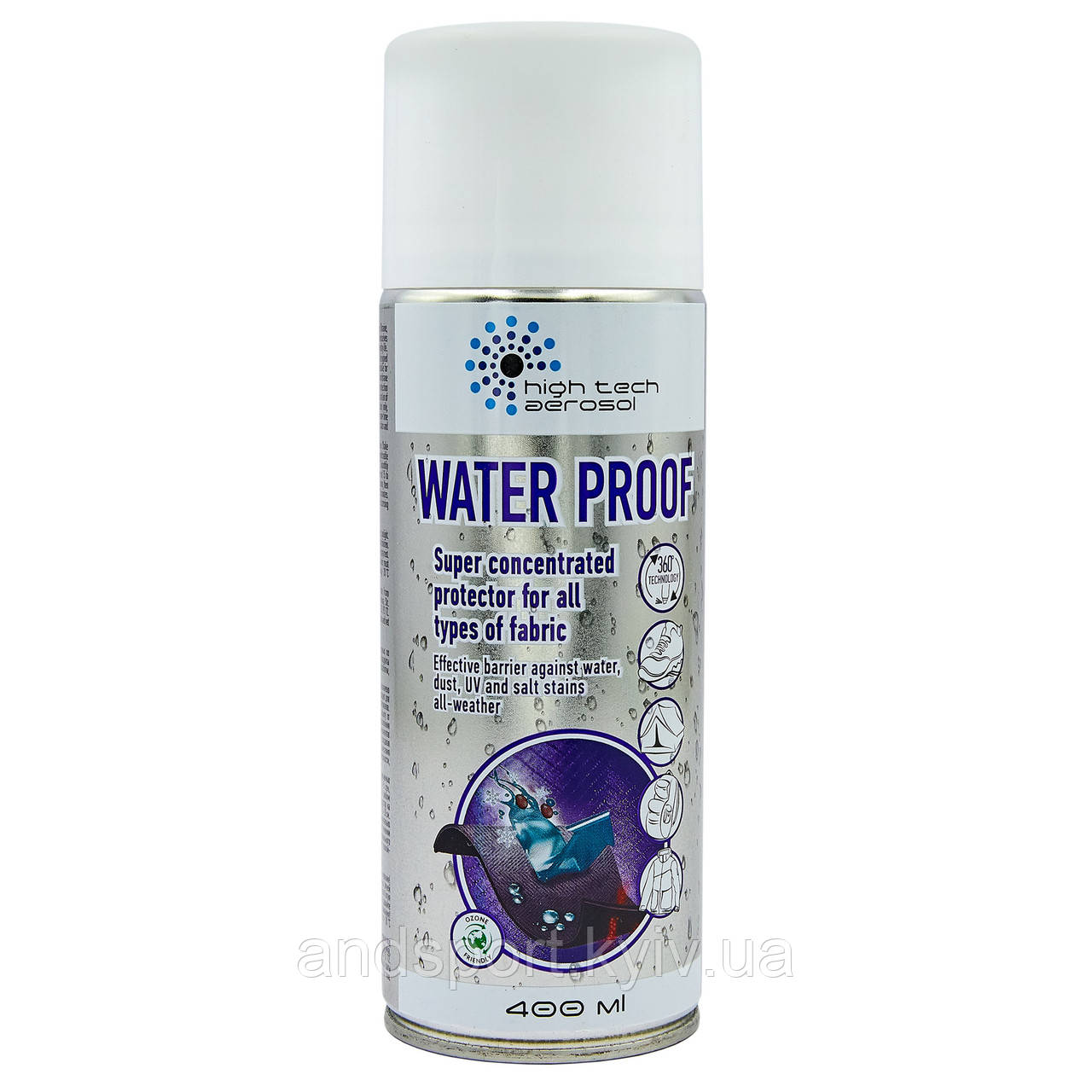 Водовідштовхувальний спрей HTA WATER PROOF UR VP-0196 400мл Код VP-0196