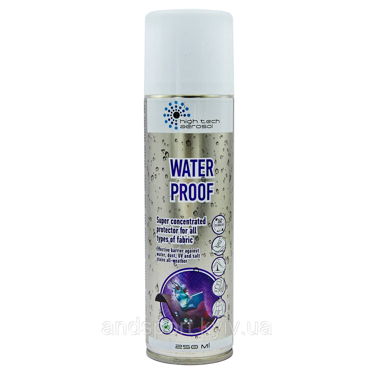 Водовідштовхувальний спрей HTA WATER PROOF UR VP-0197 250мл Код VP-0197