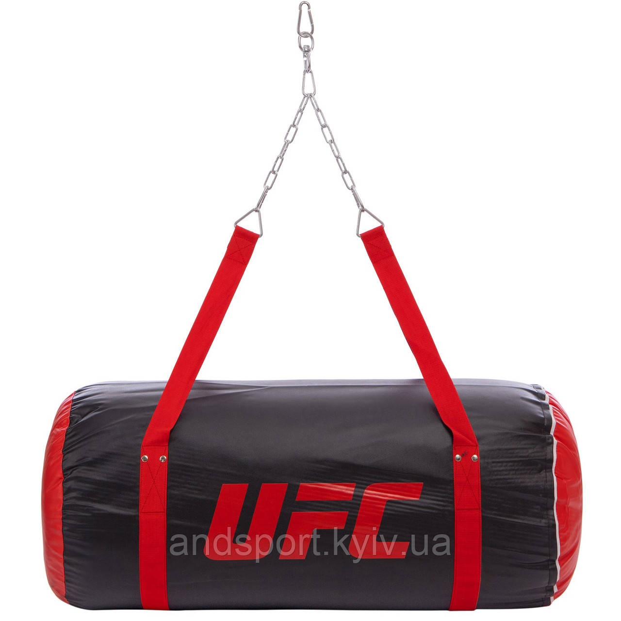 Мішок боксерський для аперкотів Циліндричний UFC PRO UHK-75101 90х46см чорний Код UHK-75101