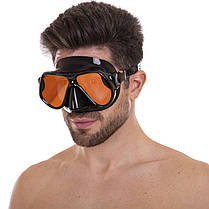 Набір для плавання маска з трубкою и ластами Zelart M266S-SN120S-F19 чорний Код M266S-SN120S-F19, фото 4