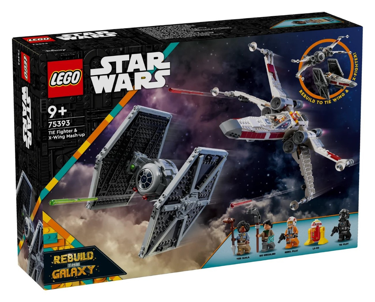 LEGO Конструктор Star Wars Збірний пакет «Винищувач TIE і Корабель X-wing»