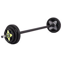 Штанга для фітнесу і аеробіки фітнесу памп Record FI-7216 довжина-1,3м 28мм 20кг чорний Код FI-7216, фото 2