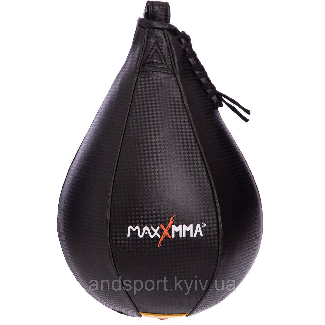 Груша боксерська підвісна краплеподібна пневматична MAXXMMA SS01 25x18см чорний Код SS01