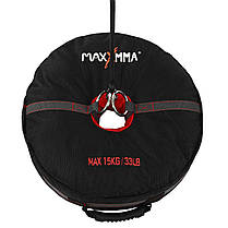 Груша пневматична на розтяжках з основою-обважнювачем MAXXMMA SD01KIT 22 см чорний Код SD01KIT, фото 4