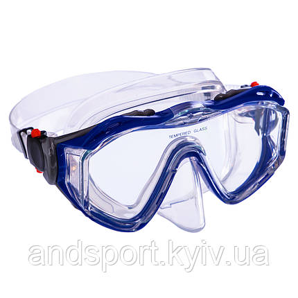 Маска для плавання Zelart M309-SIL синій Код M309-SIL, фото 1