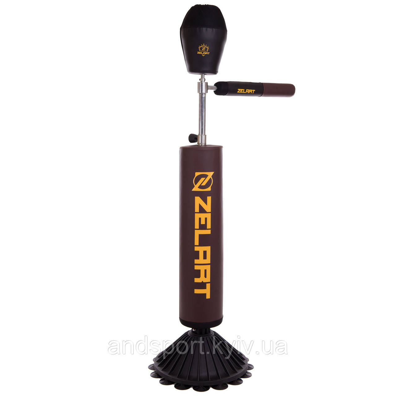 Тренажер для боксу вертушка підлоговий з грушею і важелем, що обертається ZELART BO-2890 кольори в асортименті Код BO-2890