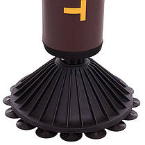 Тренажер для боксу вертушка підлоговий з грушею і важелем, що обертається ZELART BO-2890 кольори в асортименті Код BO-2890, фото 4