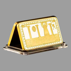 Монета сувенірів у формі злитка муляра, 50x28 мм (масони)