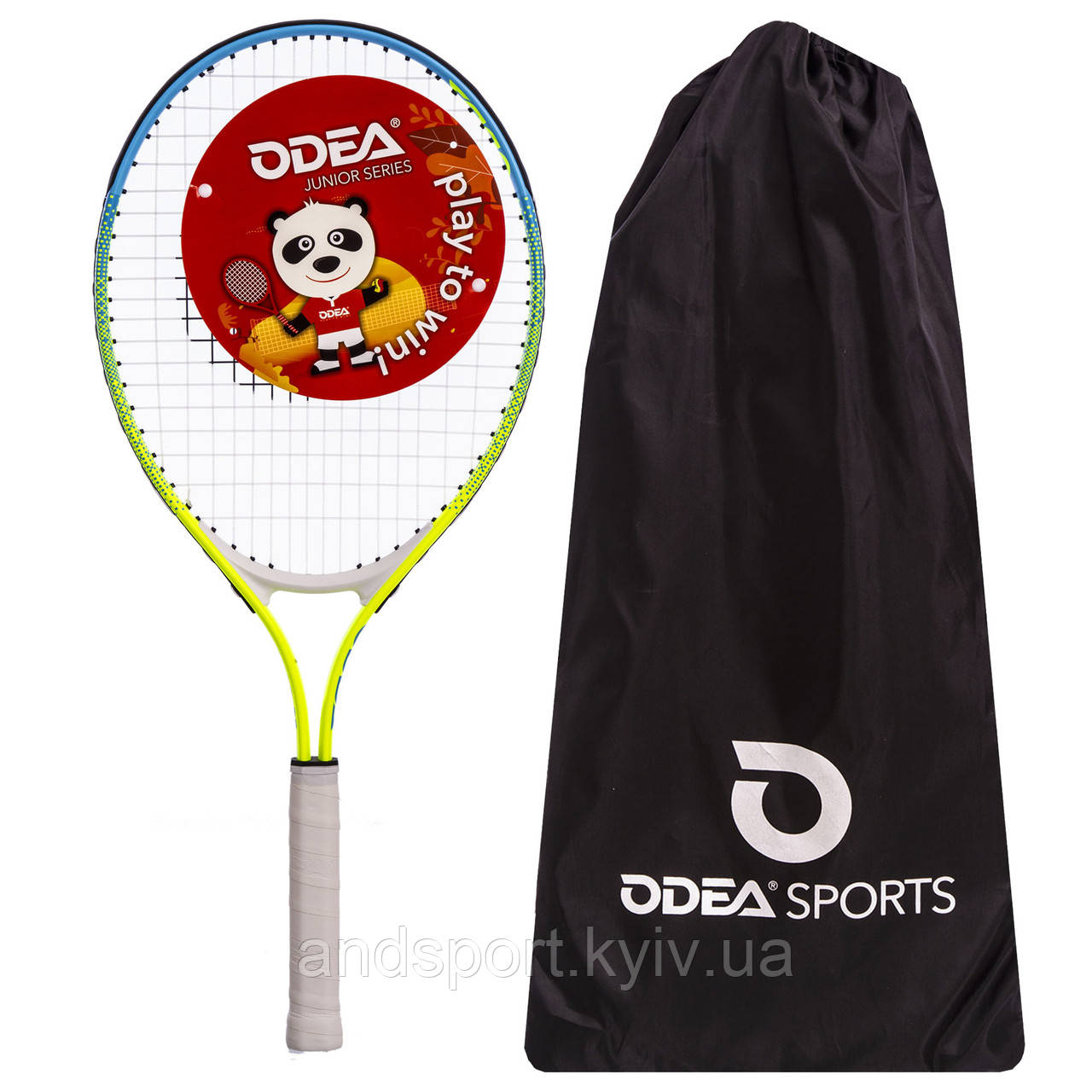 Ракетка для великого тенісу дитяча ODEAR BT-5508-25 зелений Код BT-5508-25