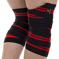 Бинти на коліна (для присідань) (2 шт.) Zelart TA-2646 (довжина-200 см, ширина-8 см) Код TA-2646, фото 3