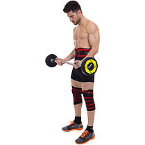 Бинти на коліна (для присідань) (2 шт.) Zelart TA-2646 (довжина-200 см, ширина-8 см) Код TA-2646, фото 4