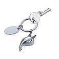 Брелок для ключів металевий з підвіскою єдинорога "NARWAL" від німецького бренду Troika, фото 2
