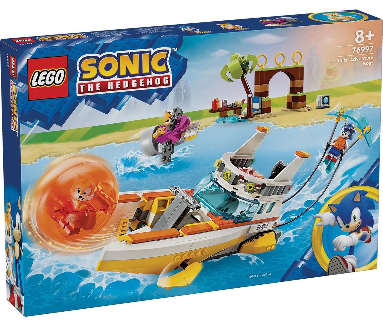 LEGO Конструктор Sonic the Hedgehog Човен із «Пригод Тейлза»