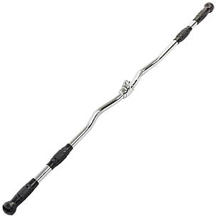 Ручка для тяги на трицепс і біцепс W-подібна прогумована Record TA-5145 Код TA-5145, фото 1