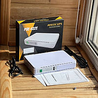 Безперебійник для роутера, оптики, терміналу, відеокамери UPS POE 432, 8800 mAh 5V/9V/12V Білий