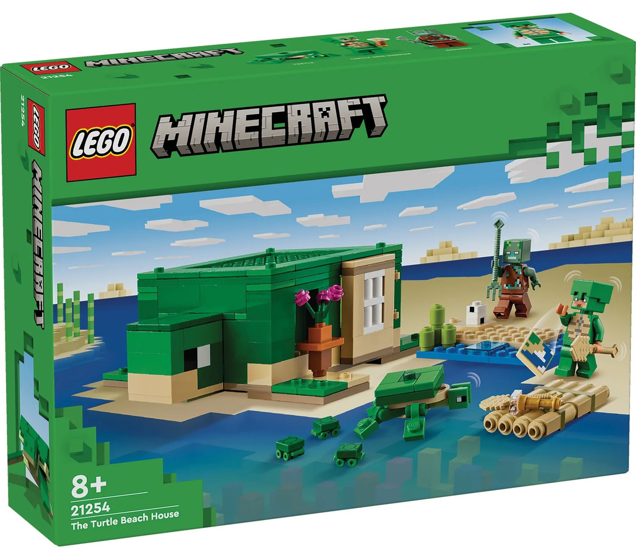 LEGO Конструктор Minecraft Пляжний будинок у формі черепахи