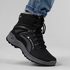 Черевики чоловічі зимові високі з хутром (364 чорні)