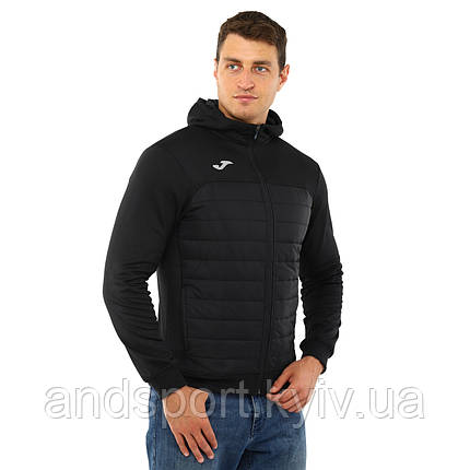 Куртка спортивна Joma BERNA 101103-100 розмір S-3XL чорний Код 101103-100, фото 1