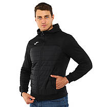 Куртка спортивна Joma BERNA 101103-100 розмір S-3XL чорний Код 101103-100, фото 4