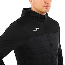 Куртка спортивна Joma BERNA 101103-100 розмір S-3XL чорний Код 101103-100, фото 6