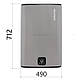 Водонагрівач Atlantic Steatite Cube WI-FI ES-VM 75 S4 C2 WD (2400W) silver, фото 8