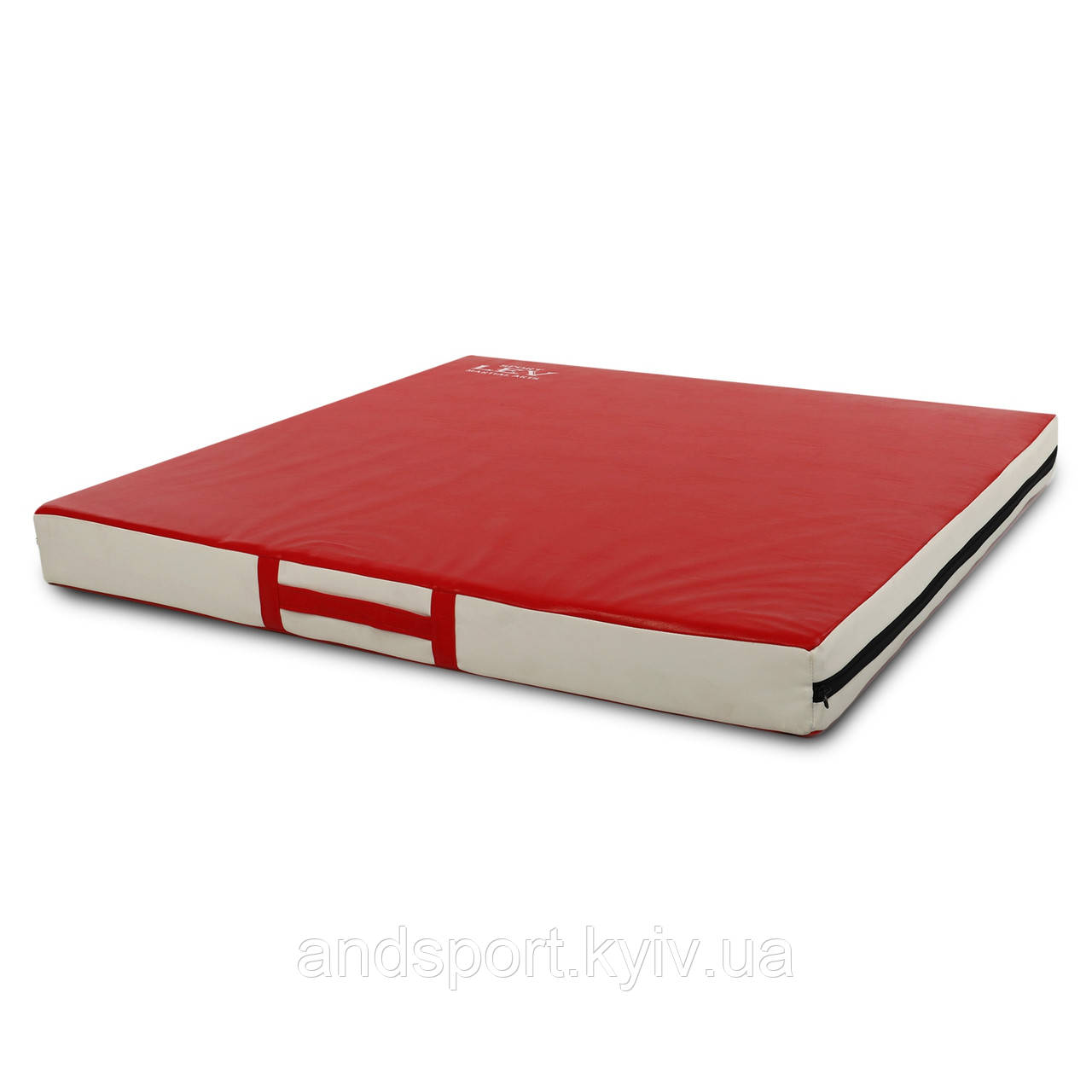 Мат спортивний LEV LV-1810 червоний-білий Код LV-1810
