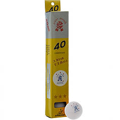 Набір м'ячів для настільного тенісу GIANT DRAGON TECHNICAL 3* MT-6552 6шт кольори в асортименті Код MT-6552