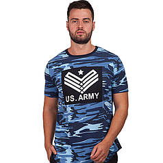 Футболка чоловіча SHORT ARMY SP-Sport N015 M-L синій Код N015