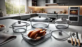 Скляний посуд для духових і мікрохвильових печей