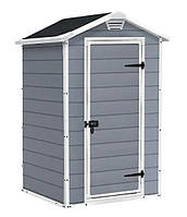Сарай садовий пластиковий (будиночок) Keter (Кетер) MANOR 4x3 (17192190) Сірий